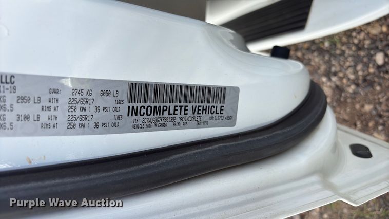 image for item NK9085 2019 Dodge Grand Caravan handicap accessible van