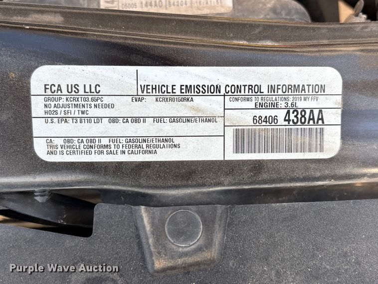 image for item NK9086 2019 Dodge Grand Caravan handicap accessible van