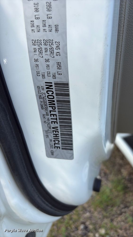 image for item NK9086 2019 Dodge Grand Caravan handicap accessible van