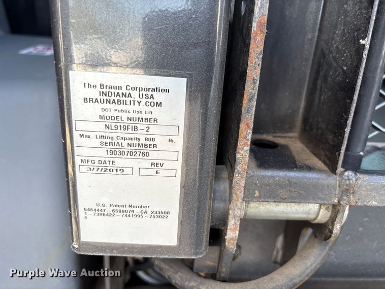 image for item NK9087 2019 Ford Transit 350 handicap accessible van