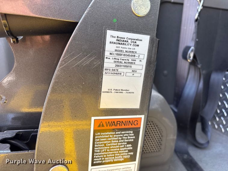 image for item NK9091 2020 Ford Transit 350 handicap accessible van