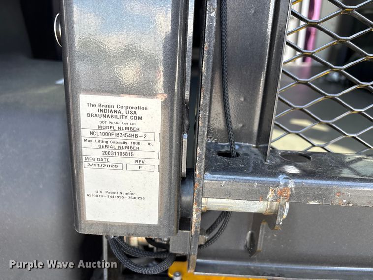 image for item NK9091 2020 Ford Transit 350 handicap accessible van