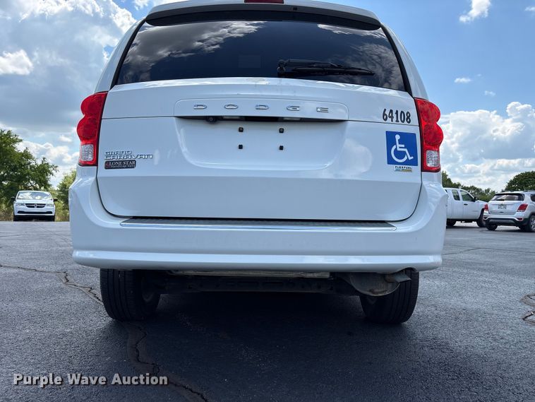 image for item NK9092 2018 Dodge Grand Caravan handicap accessible van