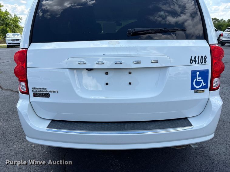 image for item NK9092 2018 Dodge Grand Caravan handicap accessible van