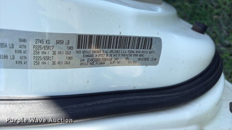 image for item NK9092 2018 Dodge Grand Caravan handicap accessible van