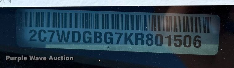 image for item NK9095 2019 Dodge Grand Caravan handicap accessible van