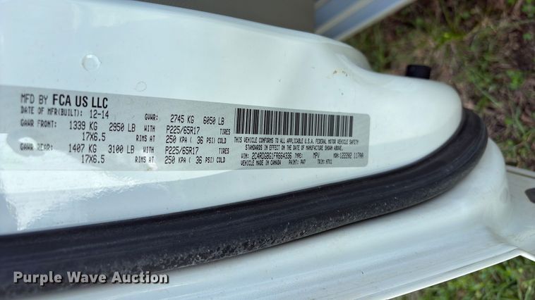 image for item NK9096 2015 Dodge Grand Caravan van