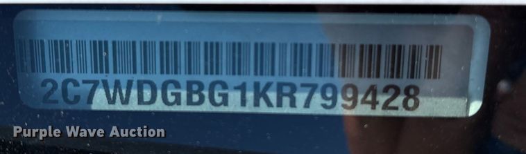 image for item NK9098 2019 Dodge Grand Caravan handicap accessible van