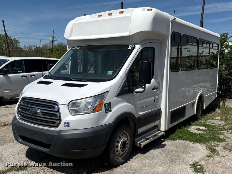 image for item NK9162 2018 Ford Transit 350HD shuttle bus