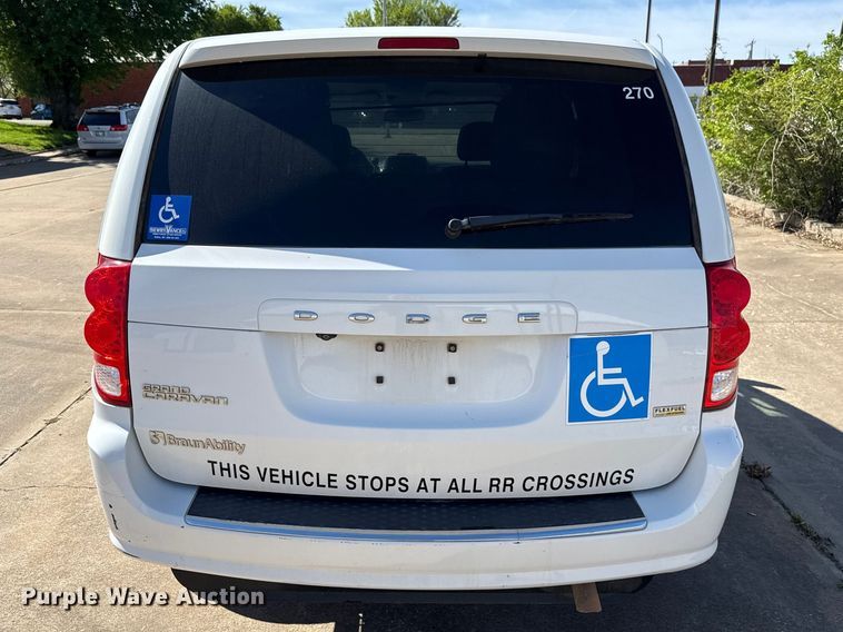 image for item NK9163 2019 Dodge Grand Caravan handicap accessible van