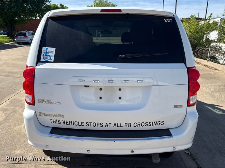 image for item NK9164 2019 Dodge Grand Caravan handicap accessible van