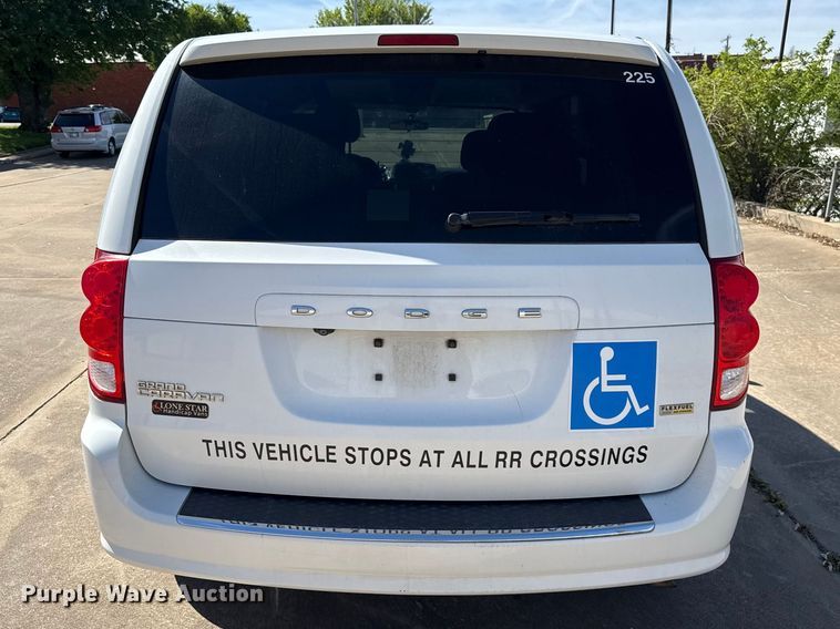 image for item NK9165 2017 Dodge Grand Caravan handicap accessible van