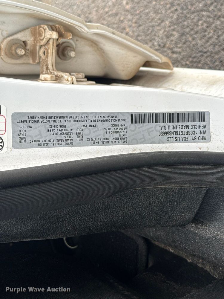 image for item NK9212 2020 RAM 1500 Crew Cab pickup truck