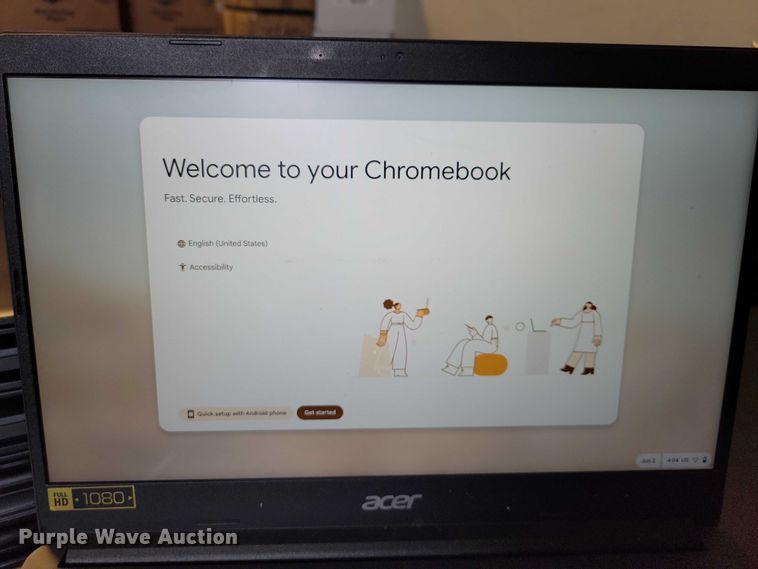 image for item NK9855 Approximately (330) ACER Chrome books