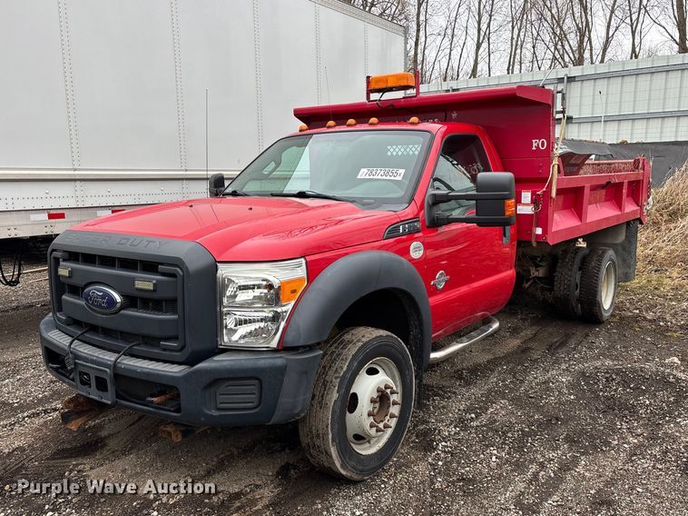image for item YA2631 2013 Ford F550 Super Duty dump truck