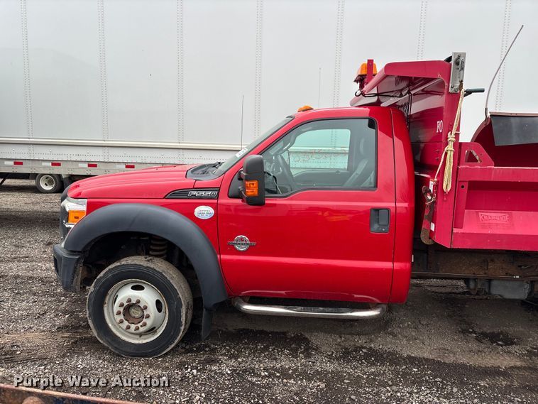 image for item YA2631 2013 Ford F550 Super Duty dump truck