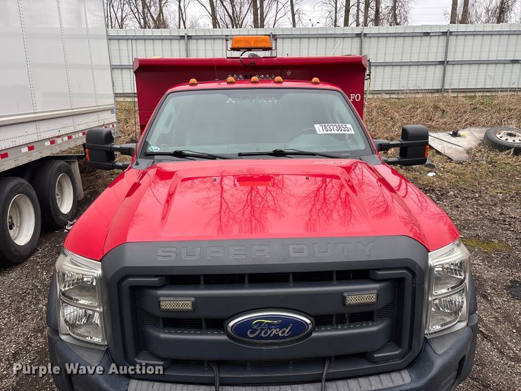 image for item YA2631 2013 Ford F550 Super Duty dump truck