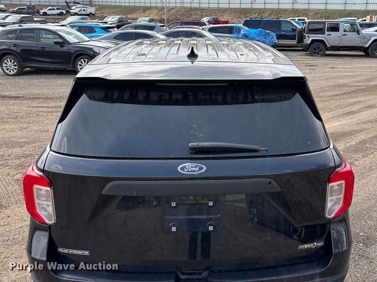 image for item YA2632 2021 Ford Explorer Police Interceptor Hybrid SUV
