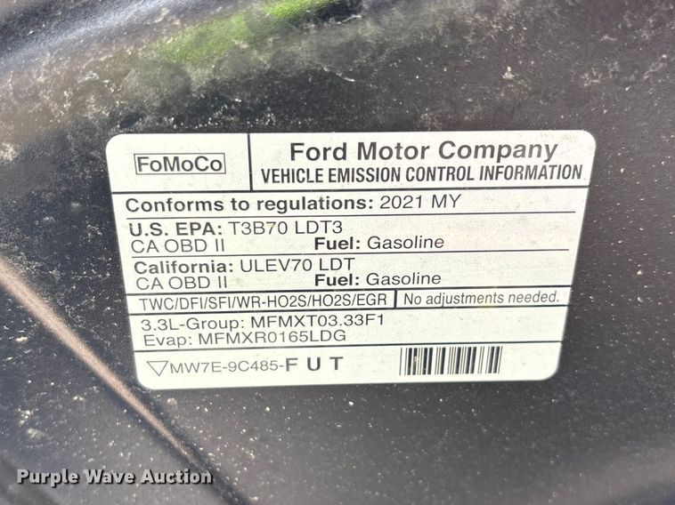 image for item YA2632 2021 Ford Explorer Police Interceptor Hybrid SUV