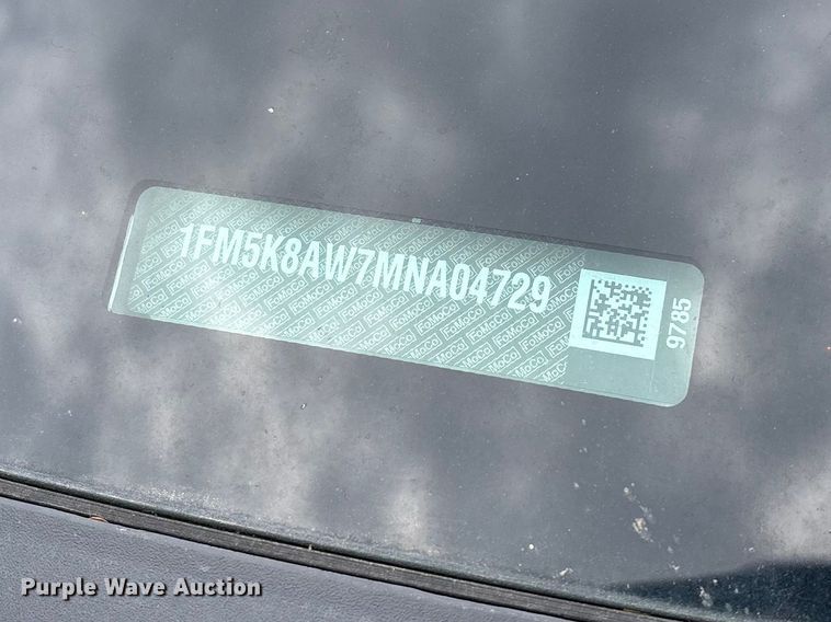 image for item YA2632 2021 Ford Explorer Police Interceptor Hybrid SUV