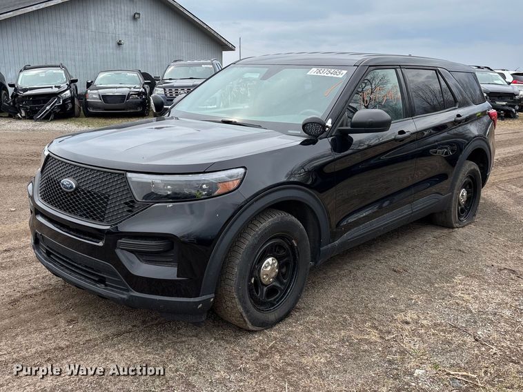 image for item YA2633 2021 Ford Explorer Police Interceptor Hybrid SUV