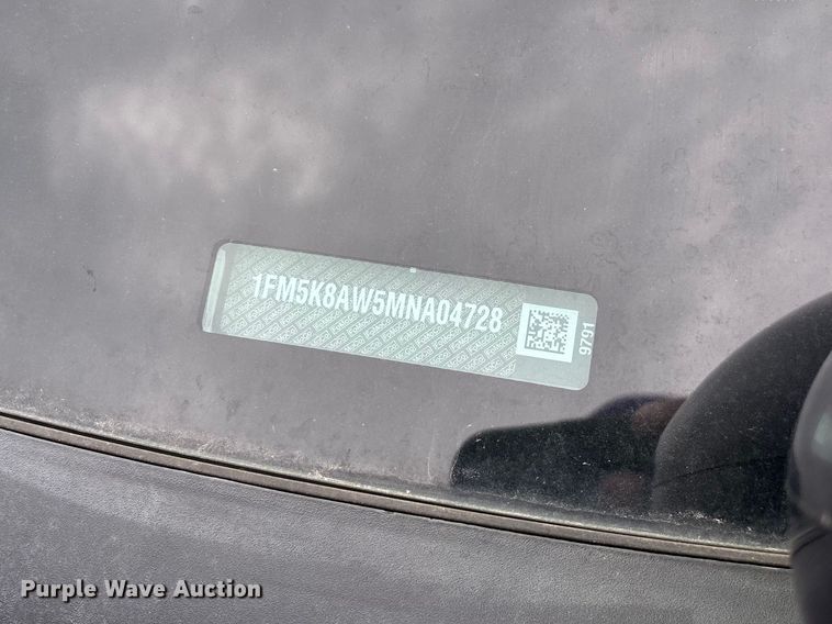 image for item YA2633 2021 Ford Explorer Police Interceptor Hybrid SUV