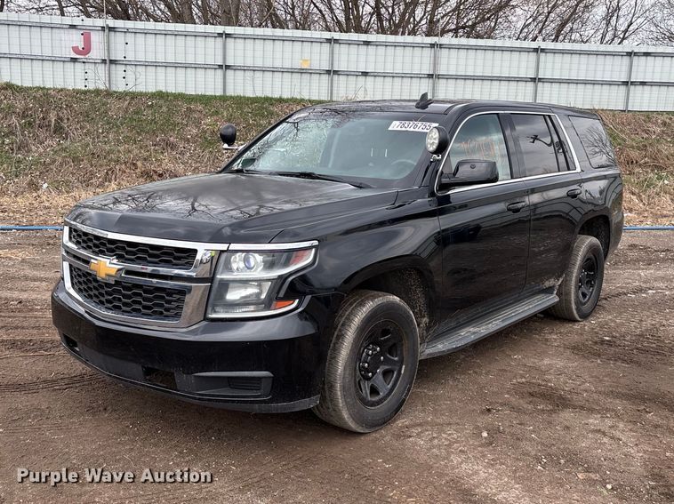 image for item YA2635 2017 Chevrolet Tahoe Police SUV