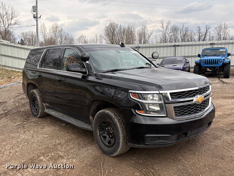 image for item YA2635 2017 Chevrolet Tahoe Police SUV