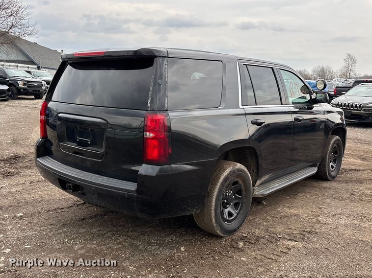 image for item YA2635 2017 Chevrolet Tahoe Police SUV