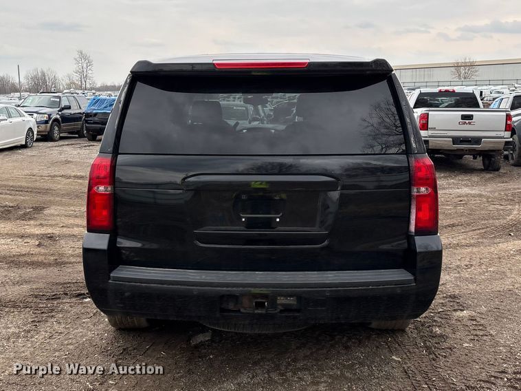 image for item YA2635 2017 Chevrolet Tahoe Police SUV