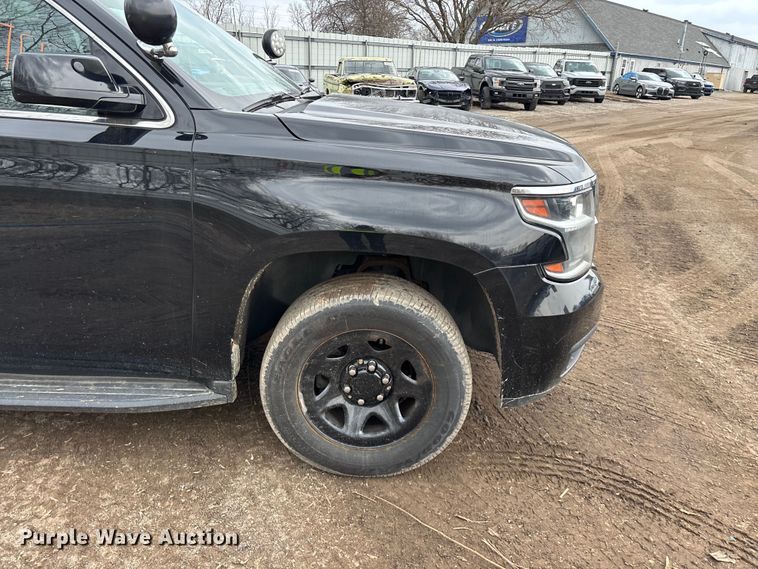 image for item YA2635 2017 Chevrolet Tahoe Police SUV