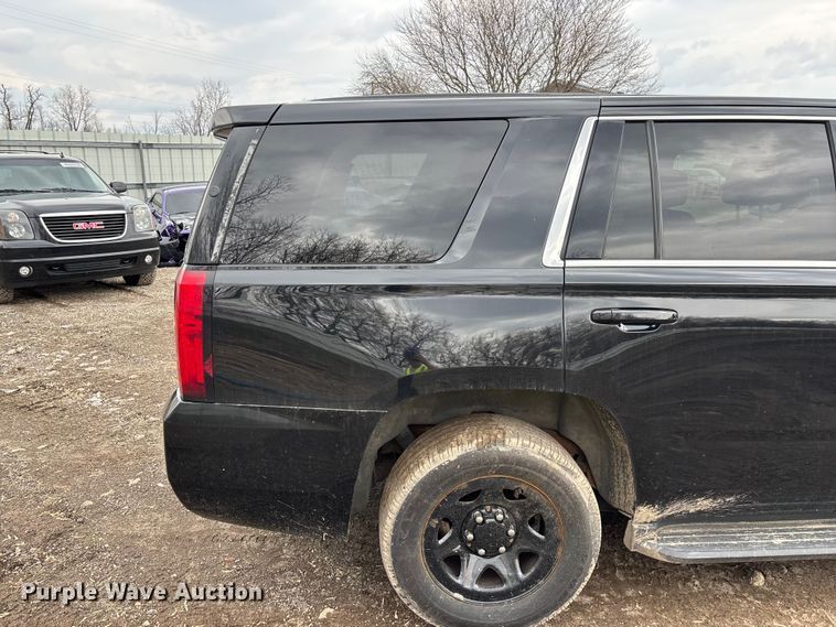 image for item YA2635 2017 Chevrolet Tahoe Police SUV