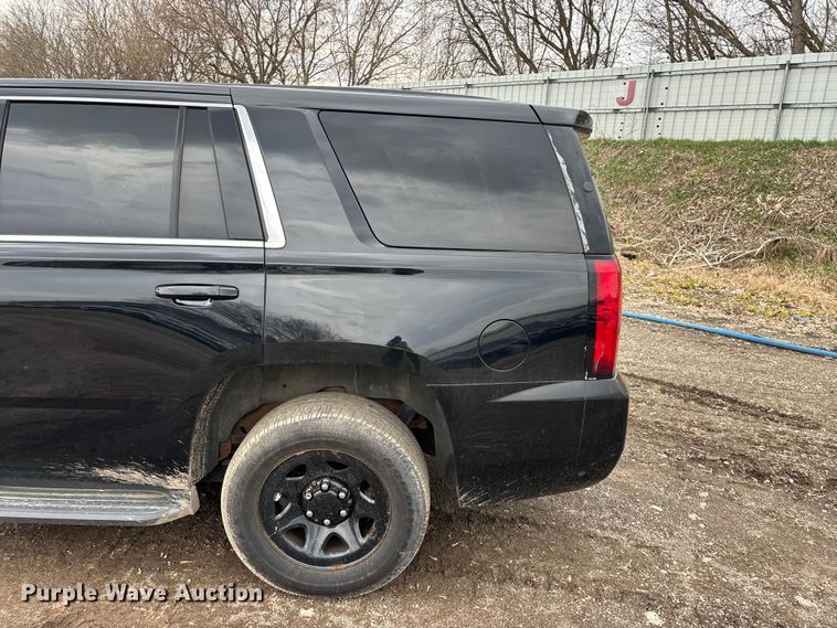 image for item YA2635 2017 Chevrolet Tahoe Police SUV