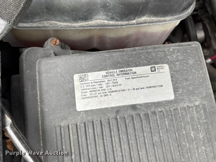 image for item YA2635 2017 Chevrolet Tahoe Police SUV