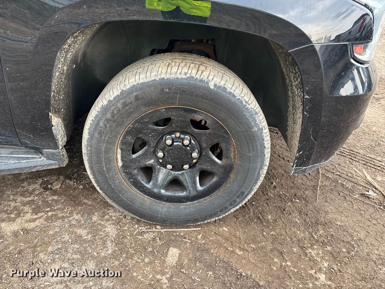 image for item YA2635 2017 Chevrolet Tahoe Police SUV