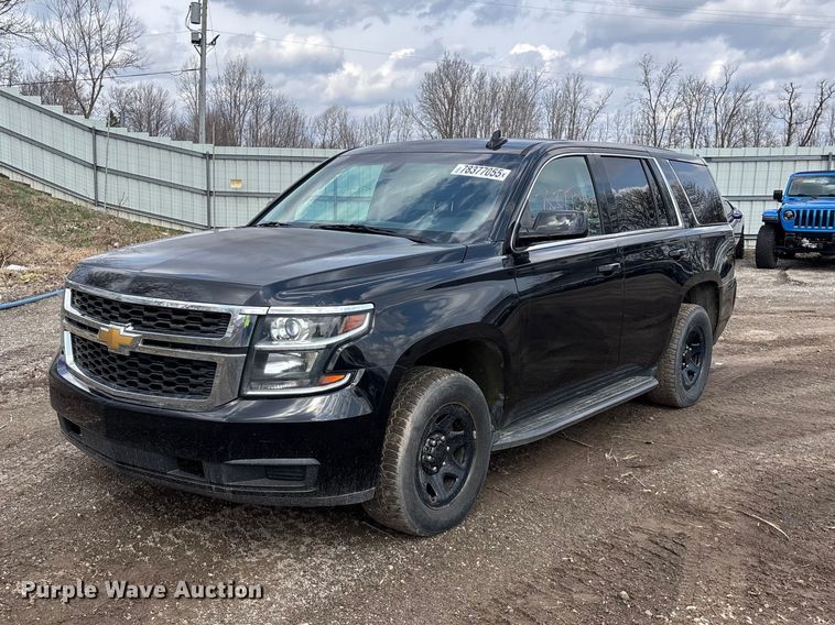 image for item YA2636 2017 Chevrolet Tahoe Police SUV