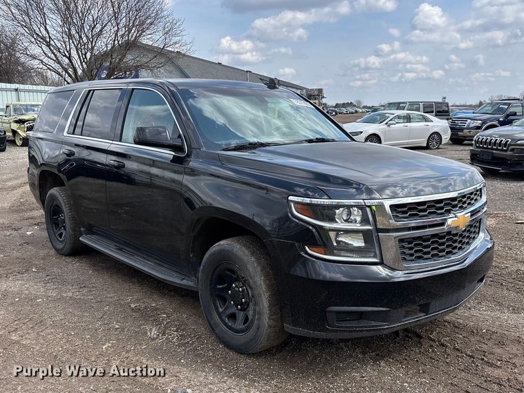 image for item YA2636 2017 Chevrolet Tahoe Police SUV