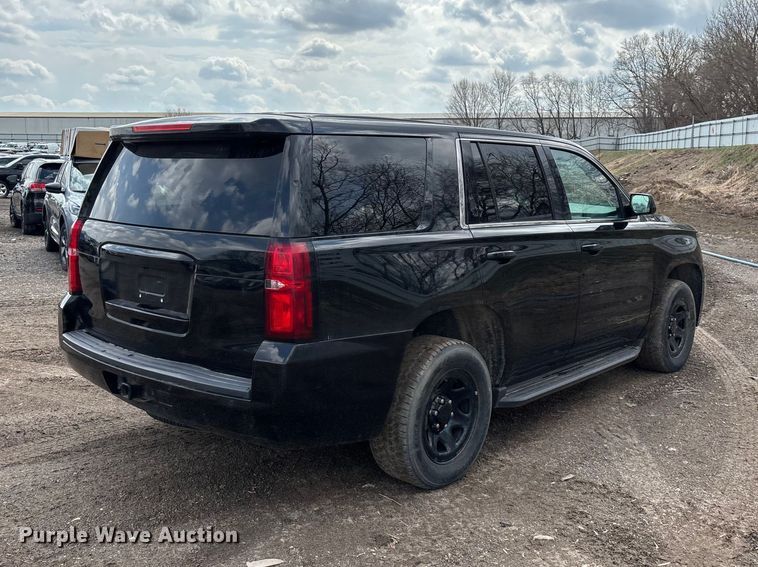 image for item YA2636 2017 Chevrolet Tahoe Police SUV