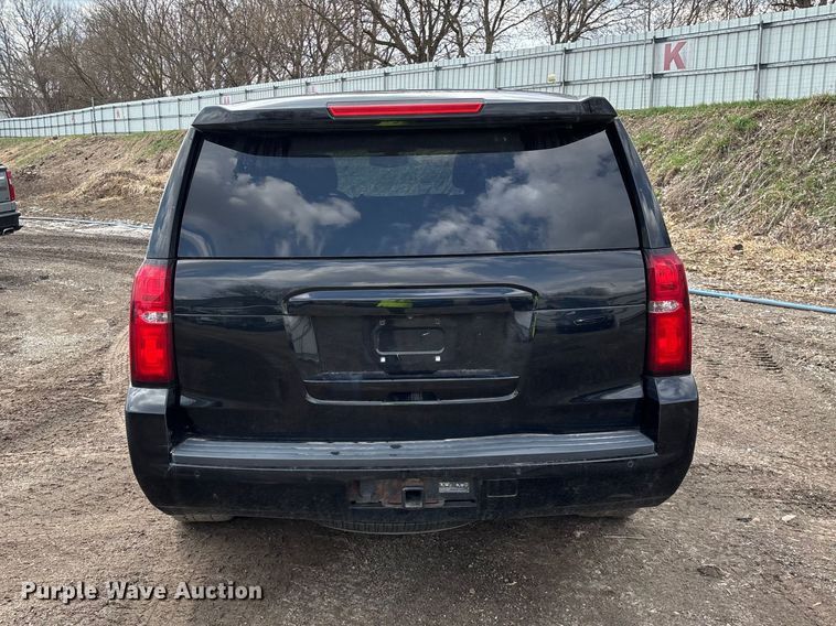 image for item YA2636 2017 Chevrolet Tahoe Police SUV
