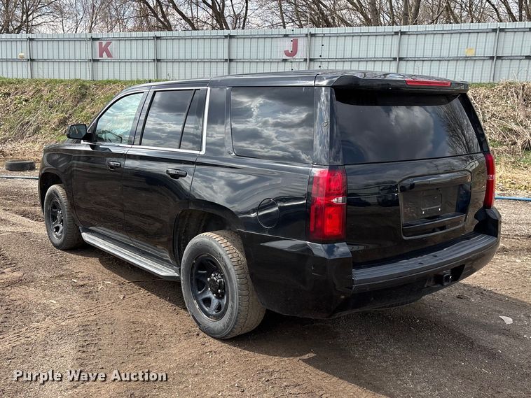 image for item YA2636 2017 Chevrolet Tahoe Police SUV