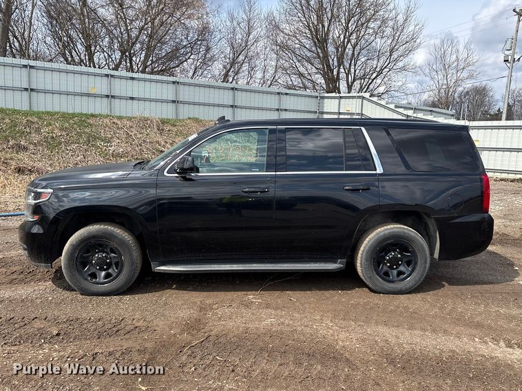 image for item YA2636 2017 Chevrolet Tahoe Police SUV