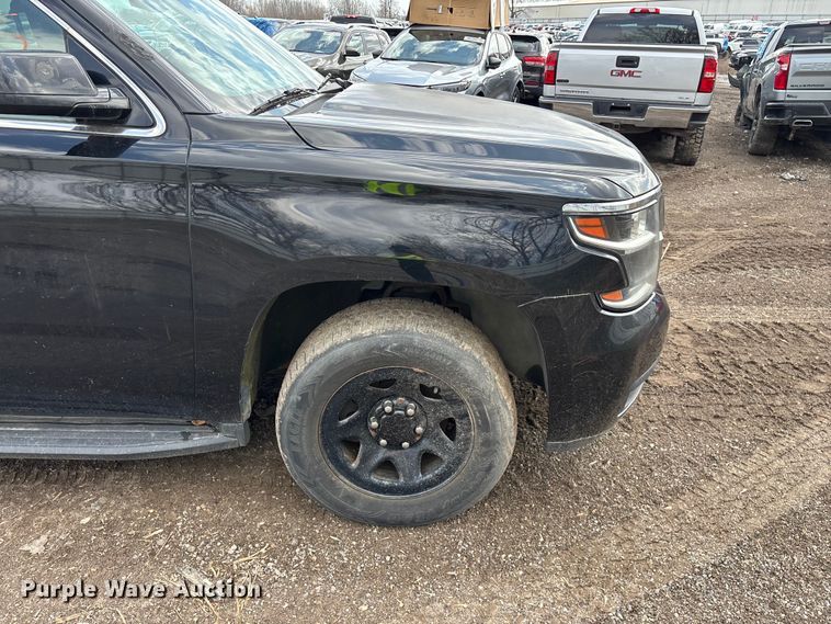 image for item YA2636 2017 Chevrolet Tahoe Police SUV