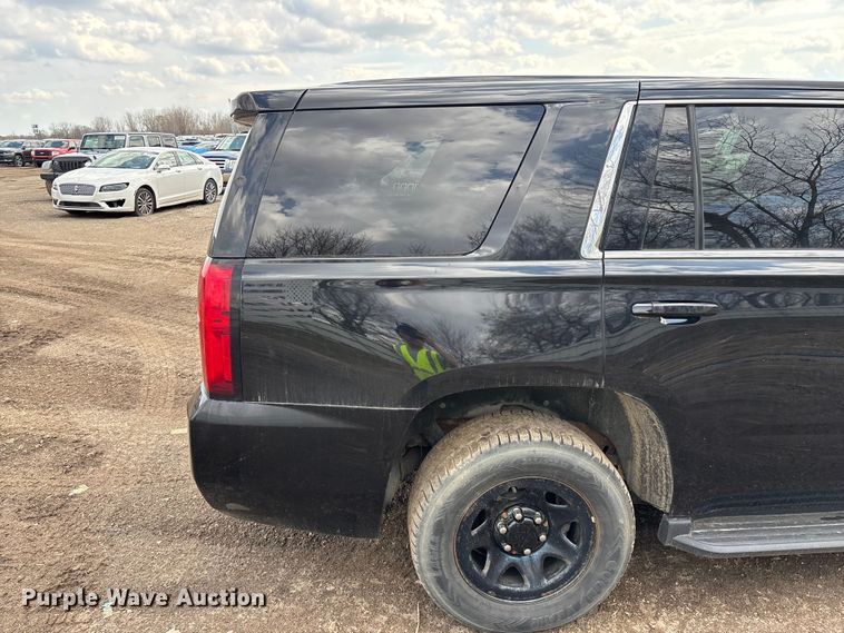 image for item YA2636 2017 Chevrolet Tahoe Police SUV