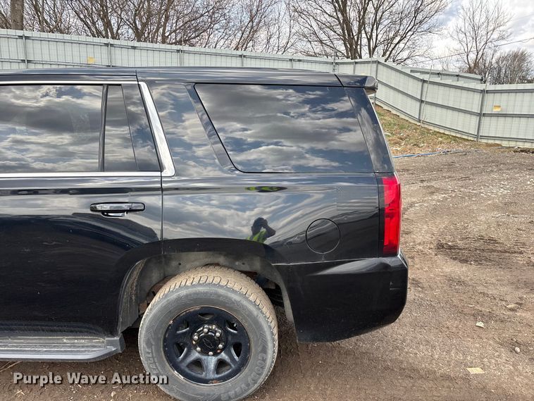 image for item YA2636 2017 Chevrolet Tahoe Police SUV