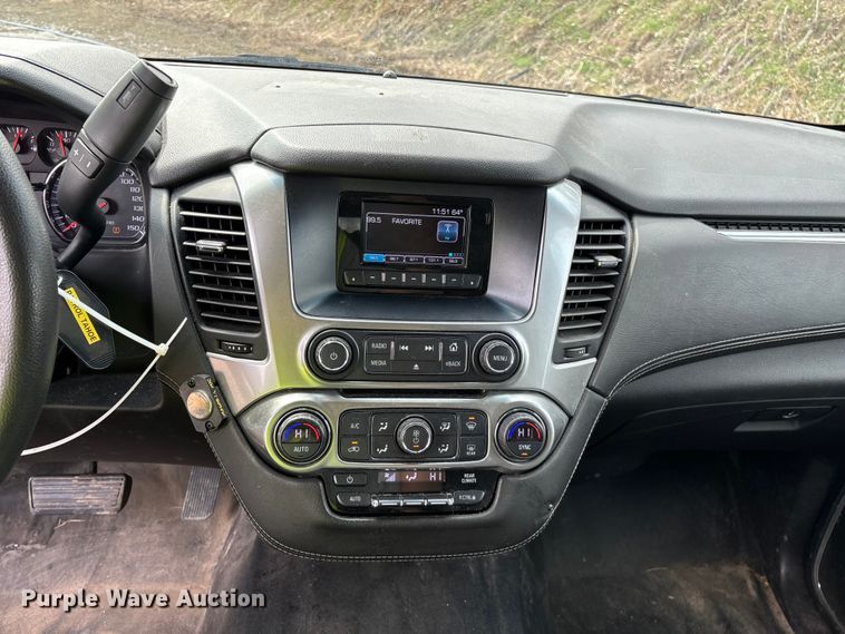 image for item YA2636 2017 Chevrolet Tahoe Police SUV