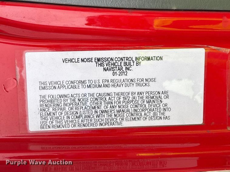 image for item YA2960 2013 International WorkStar 7400 spreader truck