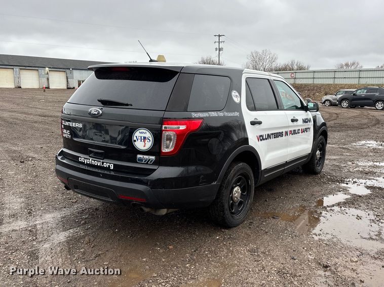 image for item YA2964 2015 Ford Explorer Police Interceptor SUV