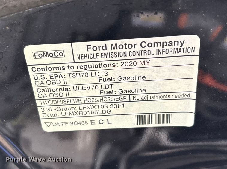 image for item YA2965 2020 Ford Explorer Police Interceptor SUV