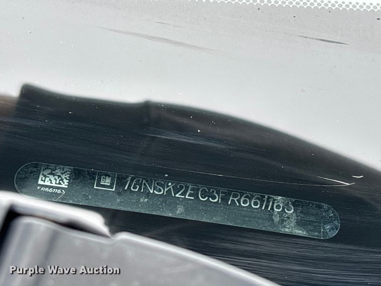 image for item YA2966 2015 Chevrolet  Tahoe Police SUV