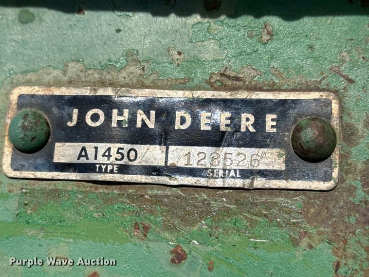 image for item DH1955 John Deere plow